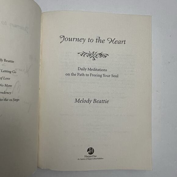Journey to the Heart by Melody Beattie Paperback Daily Meditations Book - Picture 3 of 8